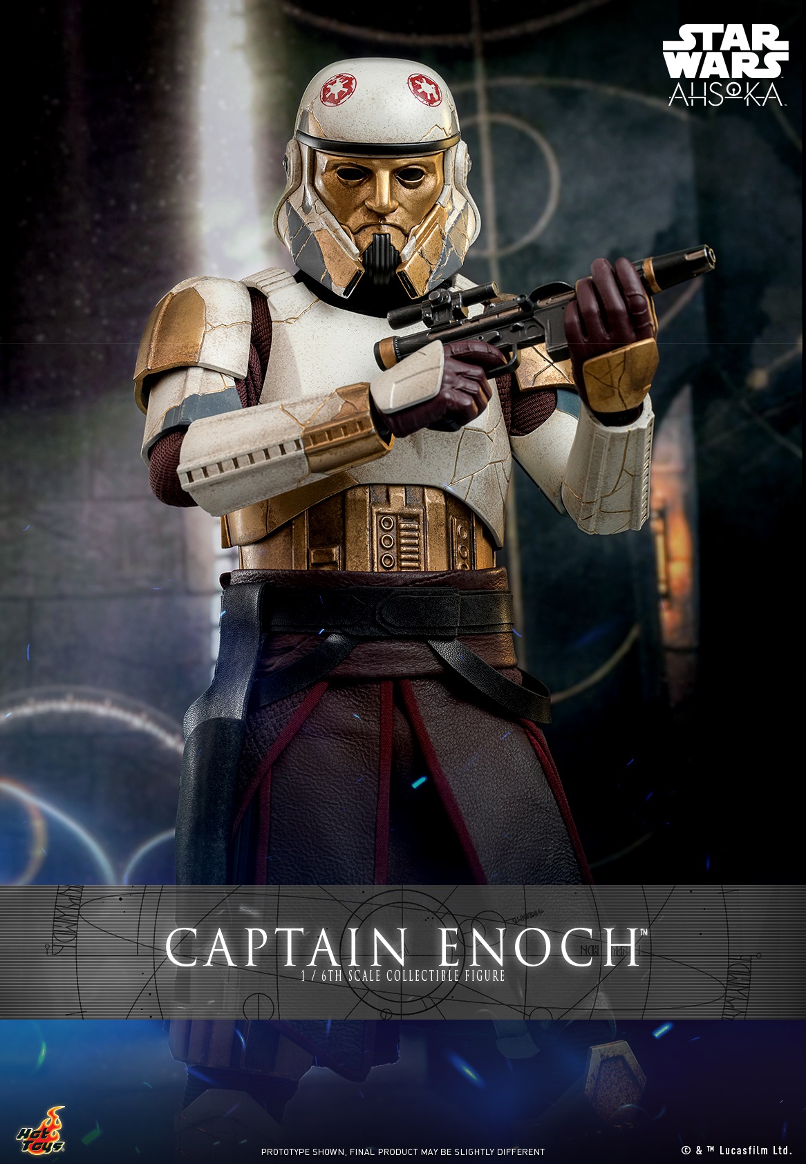 Pre-Order Hot Toys Star Wars Ahsoka Captain Enoch Sixth Scale Figure TMS120